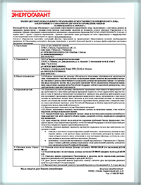 Страховой полис оценочной компании